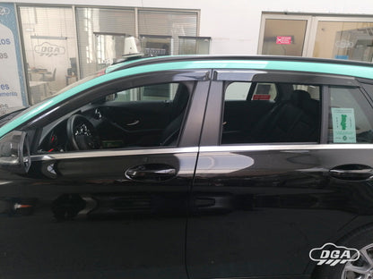 Deflectores de viento MERCEDES C CLASS, CLASE C (2014-2021) para versiones de 4 y 5 puertas