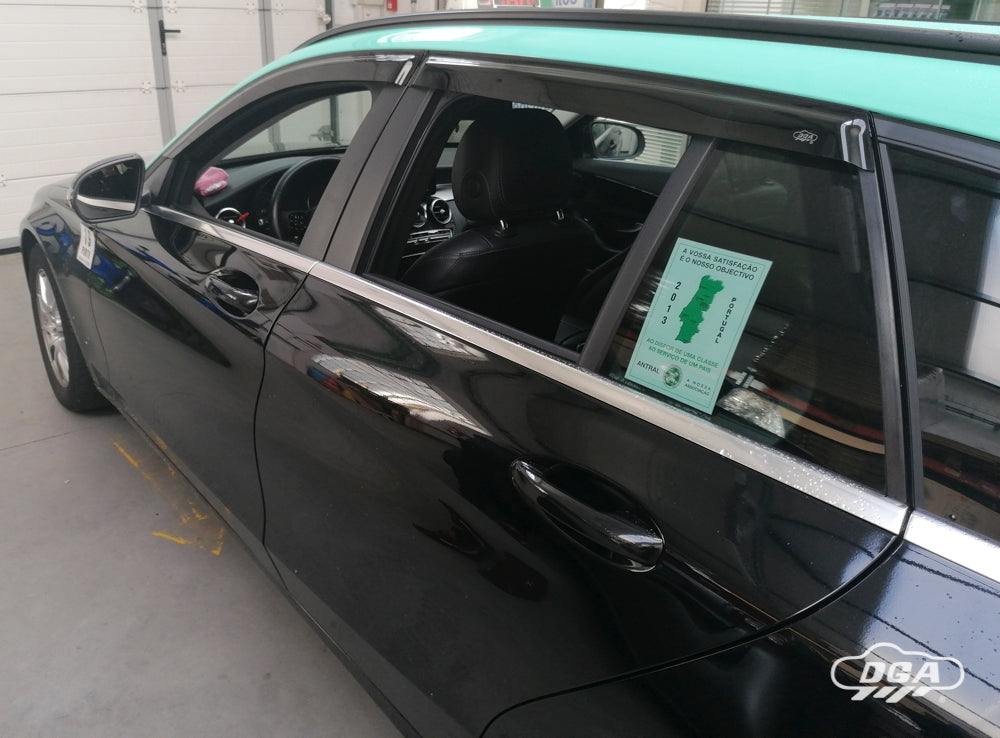 Deflectores de viento MERCEDES C CLASS, CLASE C (2014-2021) para versiones de 4 y 5 puertas