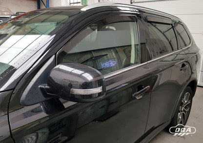 Deflectores de viento MITSUBISHI OUTLANDER (2012 >) para versión de 5 puertas