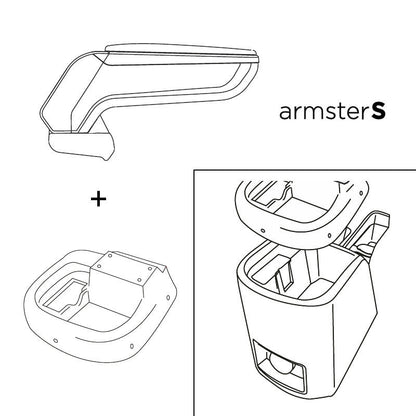 Apoio de Braço Chevrolet Cruze (2009 >) - encaixe específico