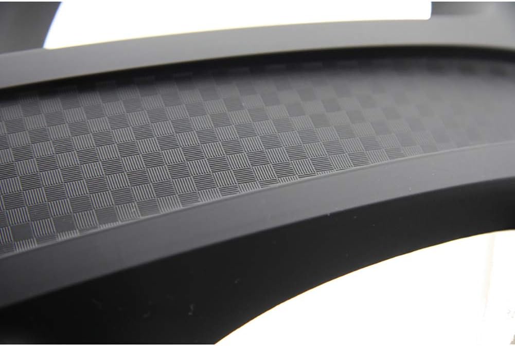 AUTOSTYLE VR Black 15 pulgadas Tapacubos para Coche, Negro/Carbon Look/Logo, 4 Unidades