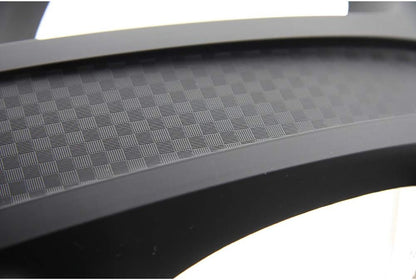 AUTOSTYLE VR Black 15 pulgadas Tapacubos para Coche, Negro/Carbon Look/Logo, 4 Unidades