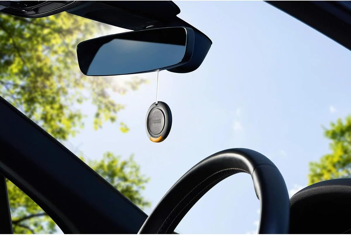 AXE Ambientador Coche 3D Colgante - Fragancia Dark Teamptation - Elimina Malos Olores al Instante - Frescura Irresistible y Duradera por 30 Días - Estilo y Sabor en Cada Viaje