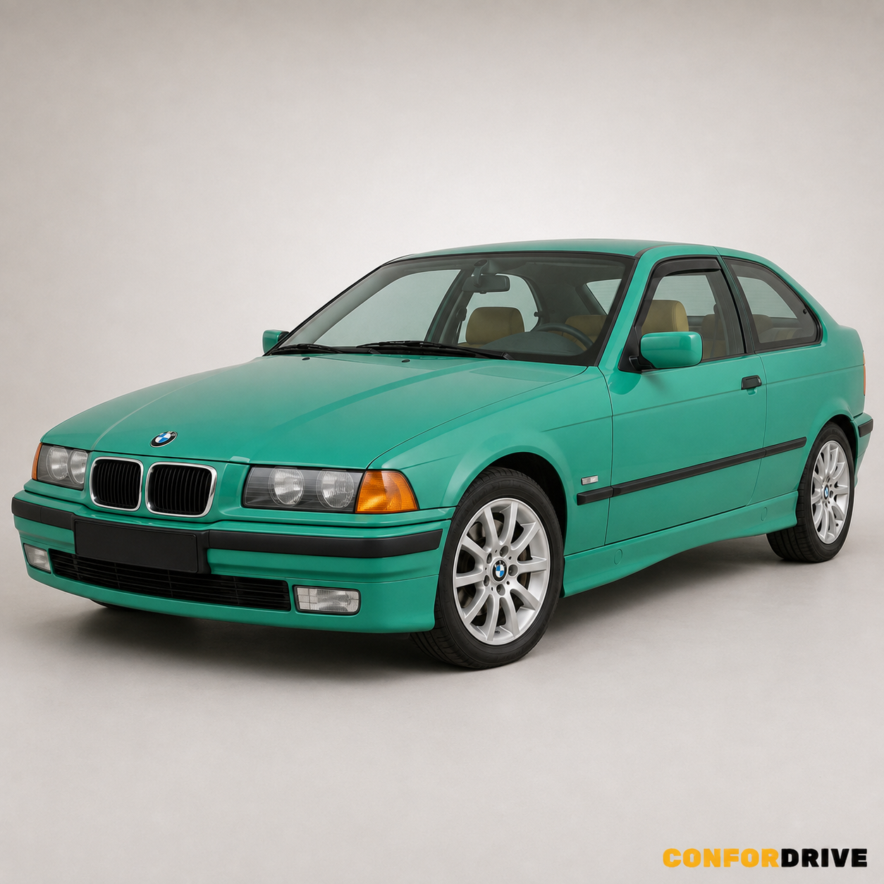 Chuvento/Paravento BMW SERIE 3 (1993-2000) para versão de 2 portas com chuventos interiores apenas nas portas da frente