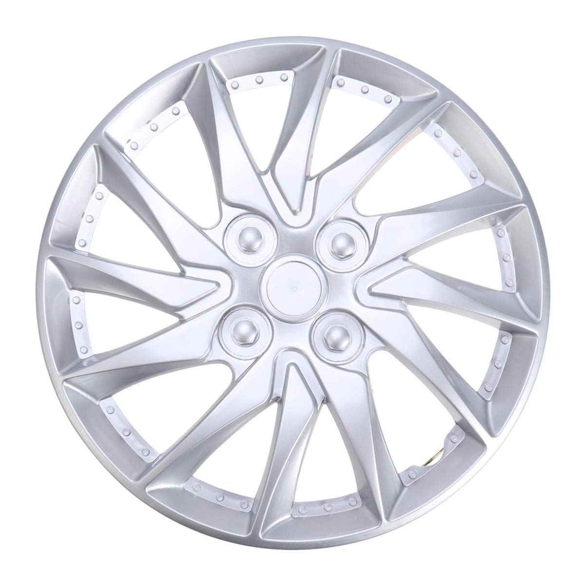 BESPORTBLE Tapacubos De Tornillo 14 Pulgadas Tapacubos de 14 Pulgadas Tapa de La Tapas de Las del Coche Estuche de Tapacubos para Accesorios de Autoajuste del del Coche (Azul) Tapas para Llantas