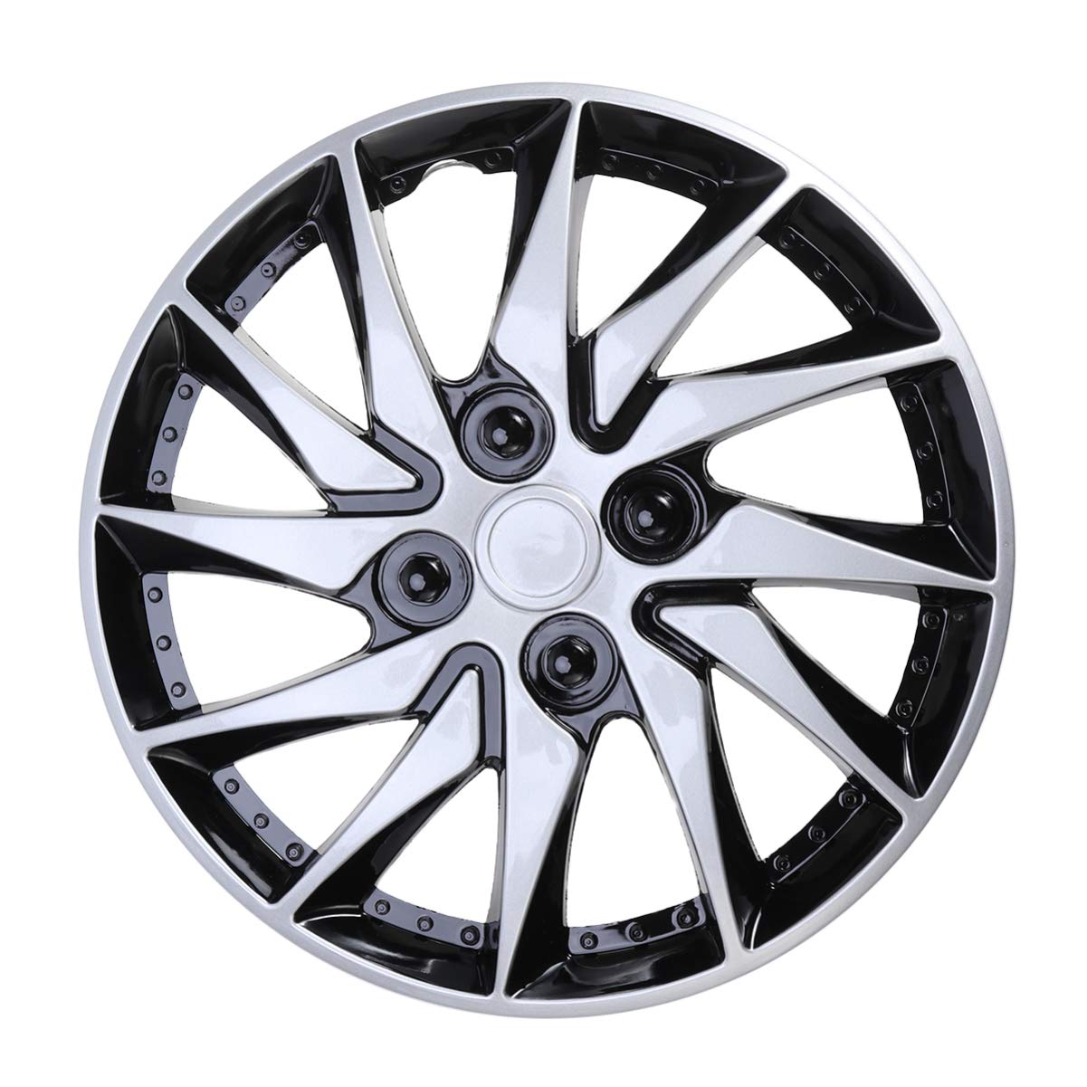 BESPORTBLE Tapacubos De Tornillo 14 Pulgadas Tapacubos de 14 Pulgadas Tapa de La Tapas de Las del Coche Estuche de Tapacubos para Accesorios de Autoajuste del del Coche (Azul) Tapas para Llantas