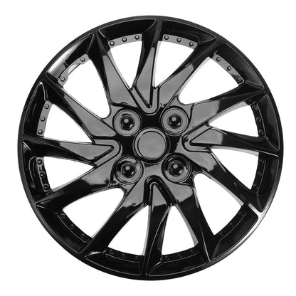 BESPORTBLE Tapacubos De Tornillo 14 Pulgadas Tapacubos de 14 Pulgadas Tapa de La Tapas de Las del Coche Estuche de Tapacubos para Accesorios de Autoajuste del del Coche (Azul) Tapas para Llantas