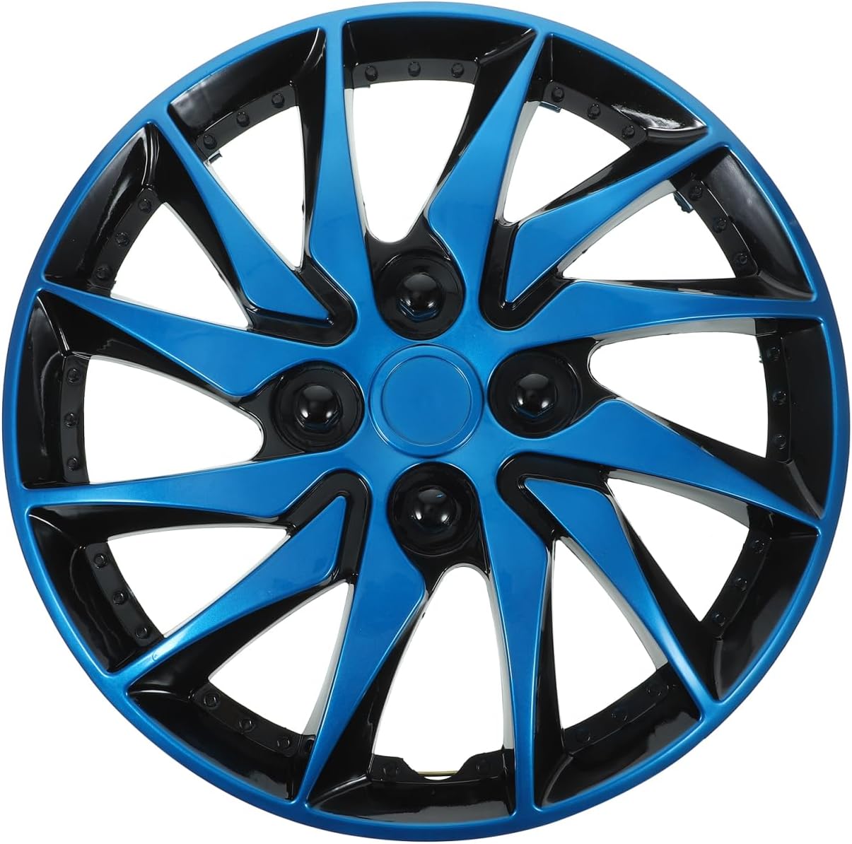 BESPORTBLE Tapacubos De Tornillo 14 Pulgadas Tapacubos de 14 Pulgadas Tapa de La Tapas de Las del Coche Estuche de Tapacubos para Accesorios de Autoajuste del del Coche (Azul) Tapas para Llantas