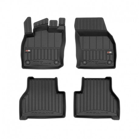 Tapetes de borracha Premium 3D Volkswagen Crafter II Van desde 2016