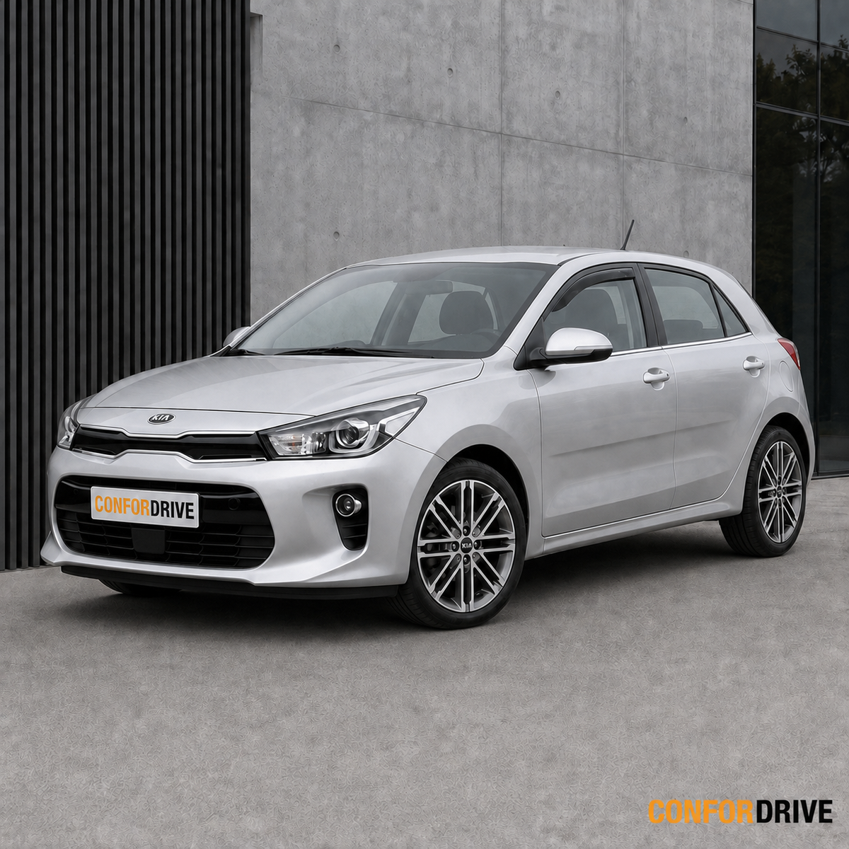 Deflectores de viento KIA RIO (2017 >) para versión de 5 puertas