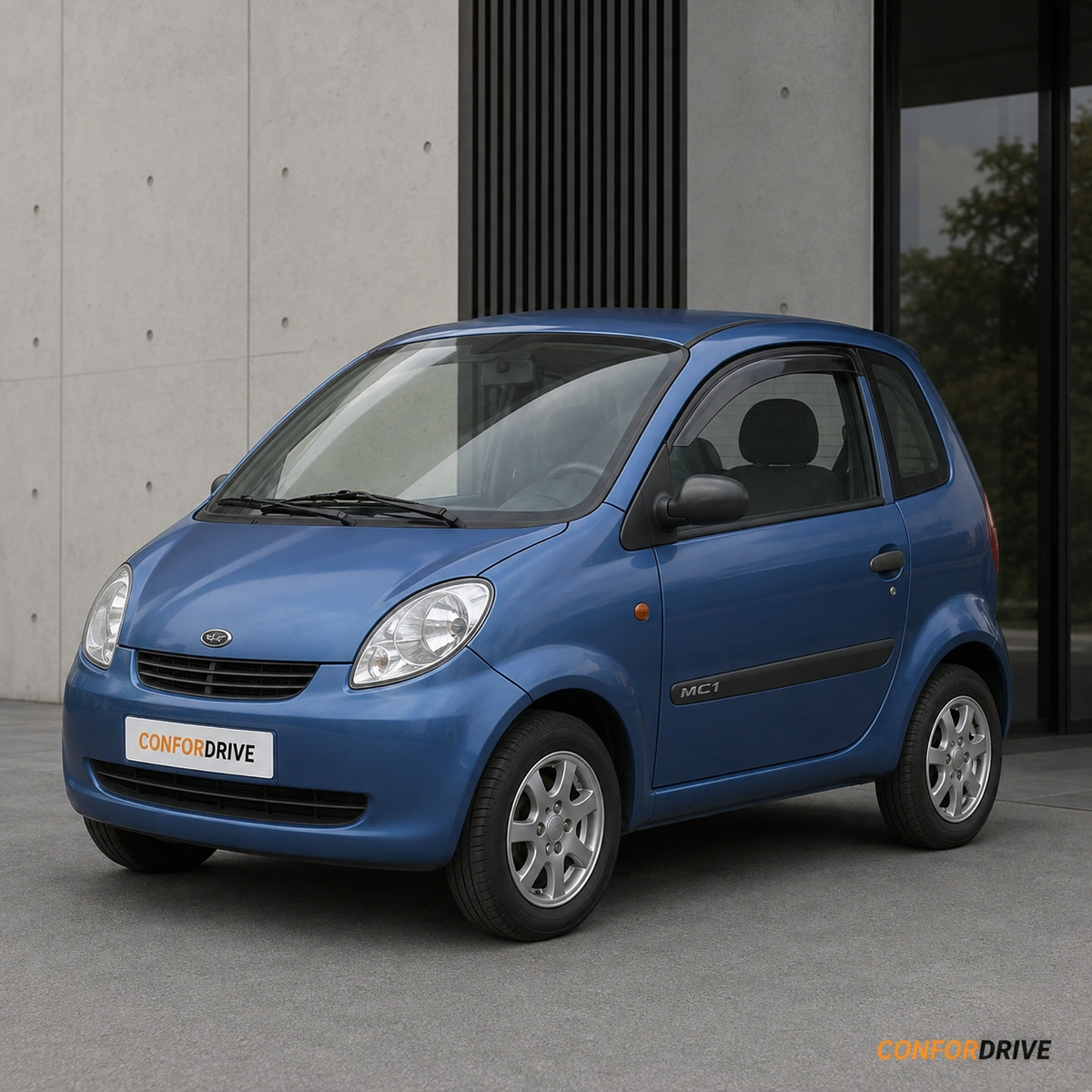 Deflectores de viento MICROCAR MC1 para versión de 3 puertas