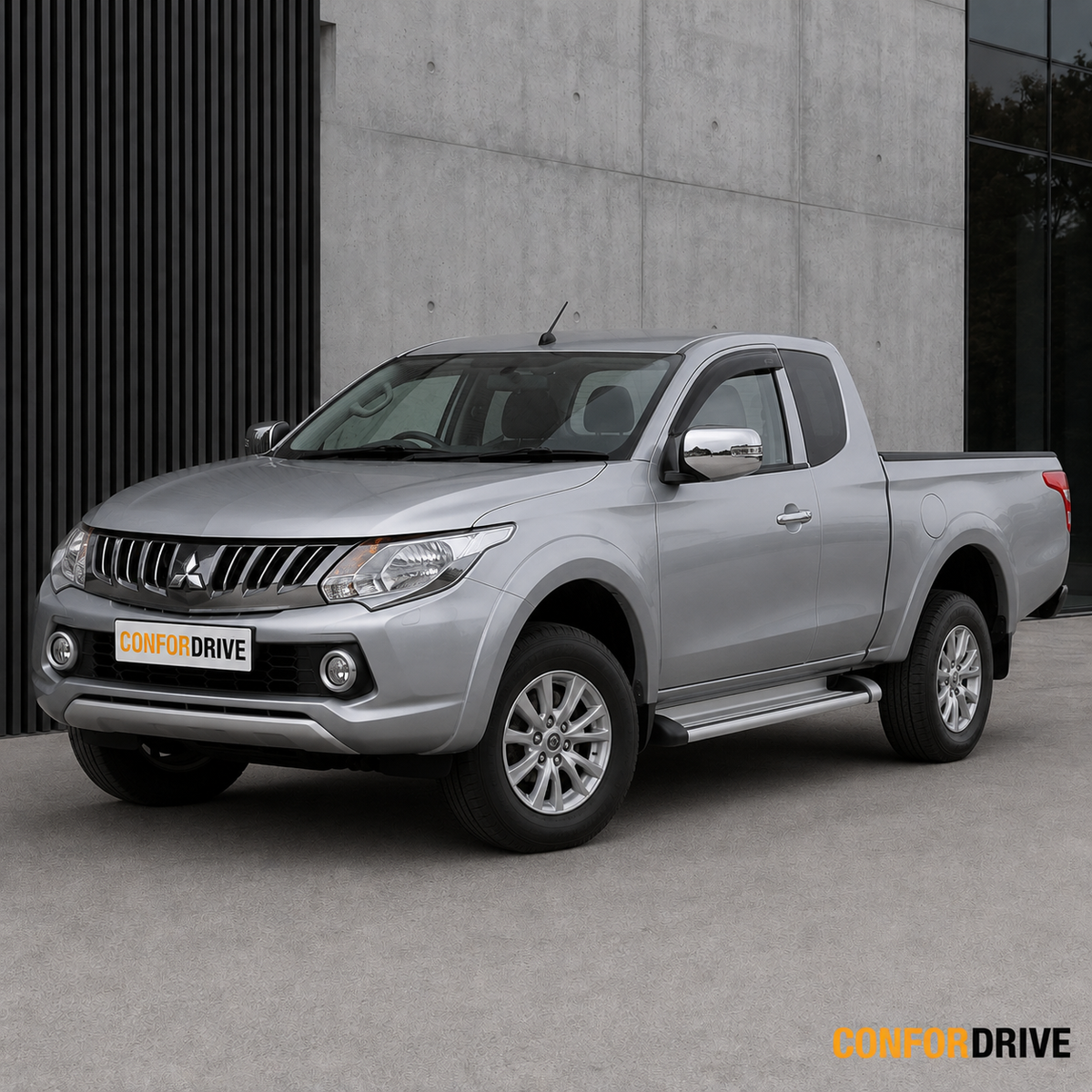 Deflectores de viento MITSUBISHI L 200 Club Cab (2015 >) para versión de 2 puertas