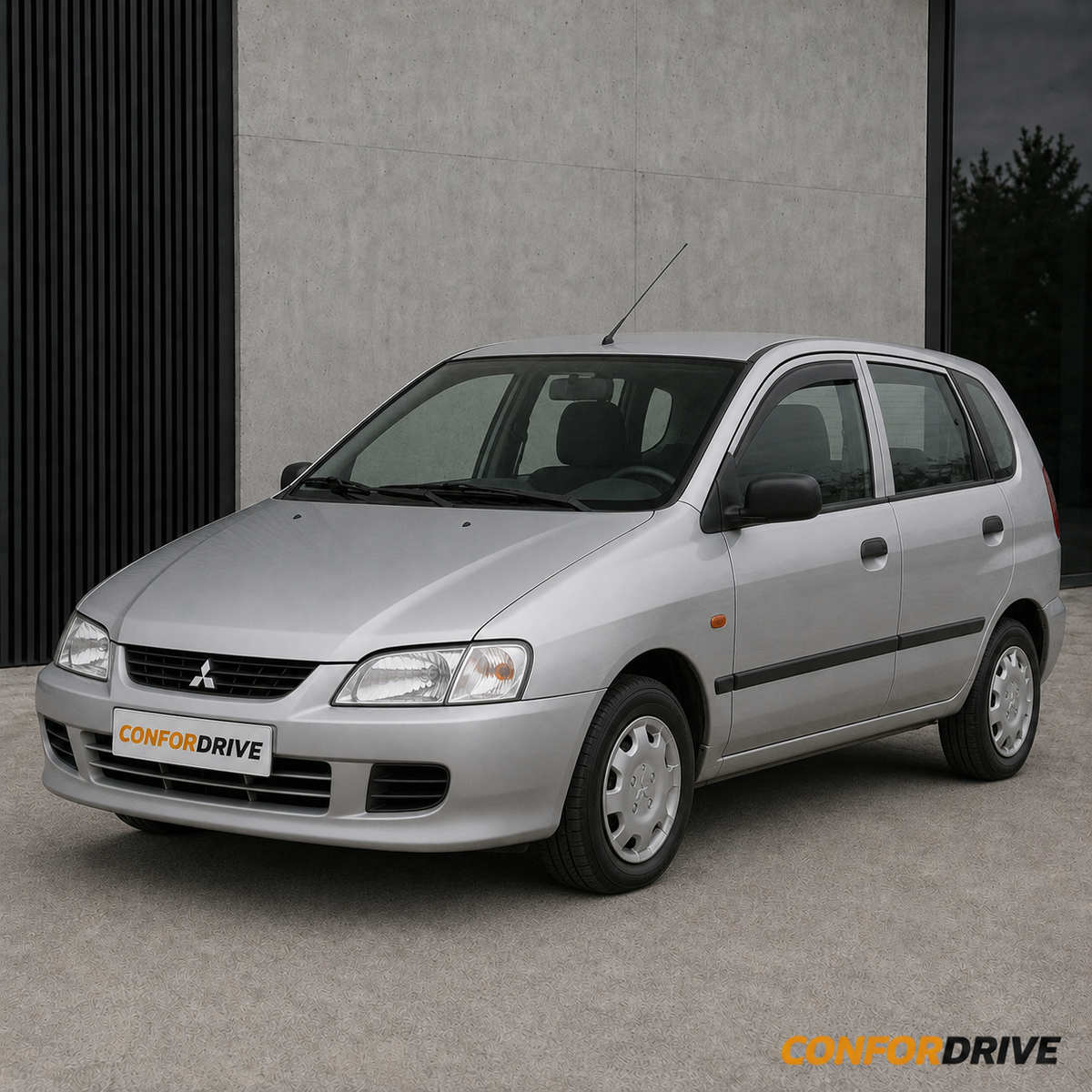 MITSUBISHI SPACE STAR (1998-2005) para versão de 5 portas com chuventos dianteiros CONFORDRIVE
