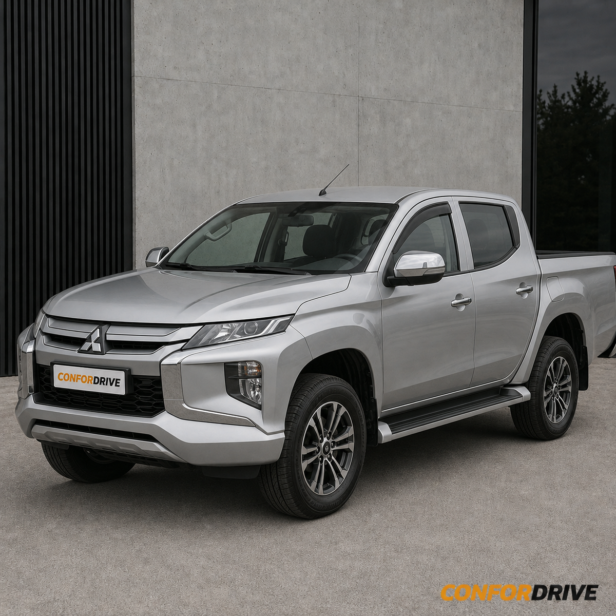 Deflectores de viento MITSUBISHI TRITON Double Cab (2015-2023) para versión de 4 puertas