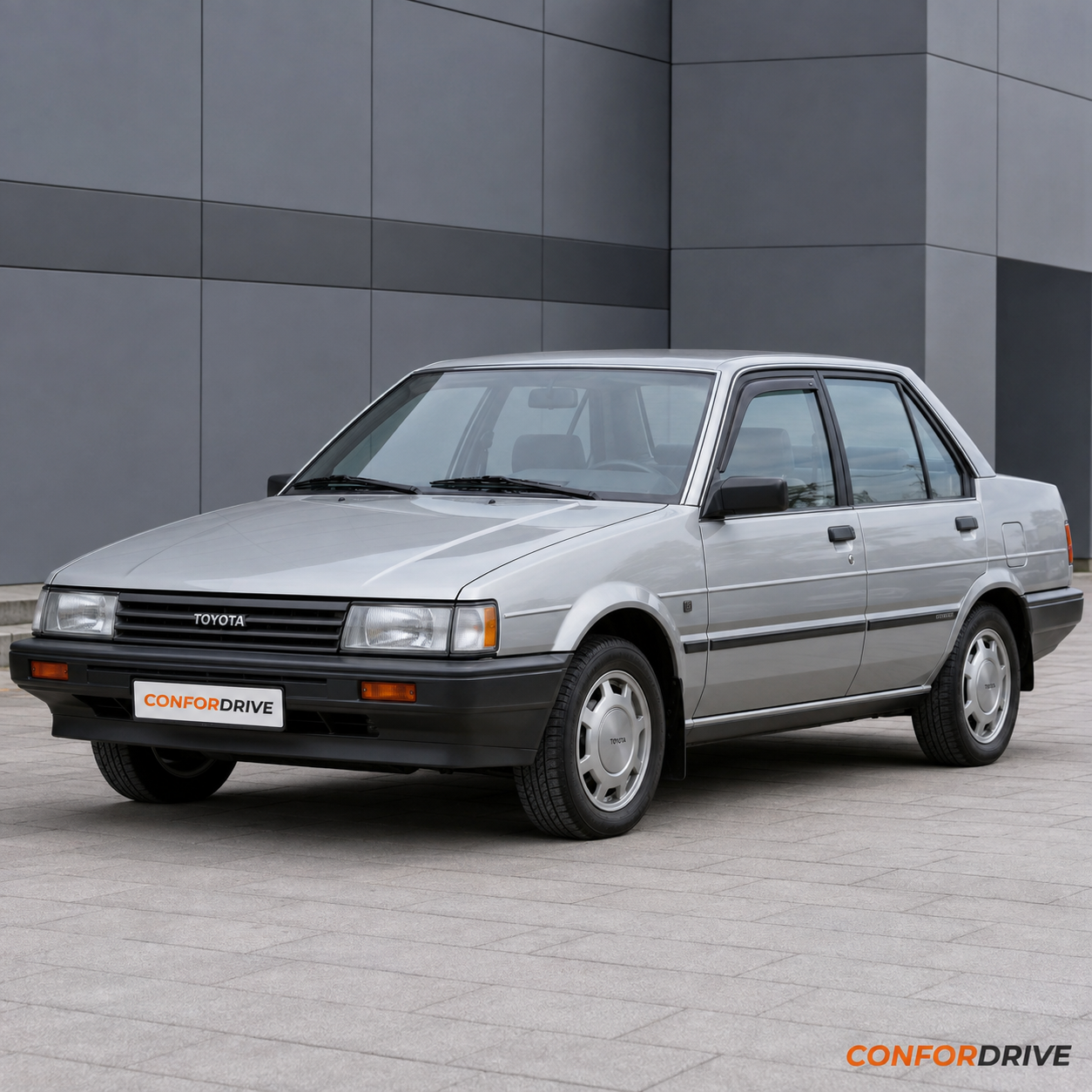 Chuventos CONFORDRIVE para TOYOTA COROLLA (1984-1987) para versão de 4 portas, portas da frente