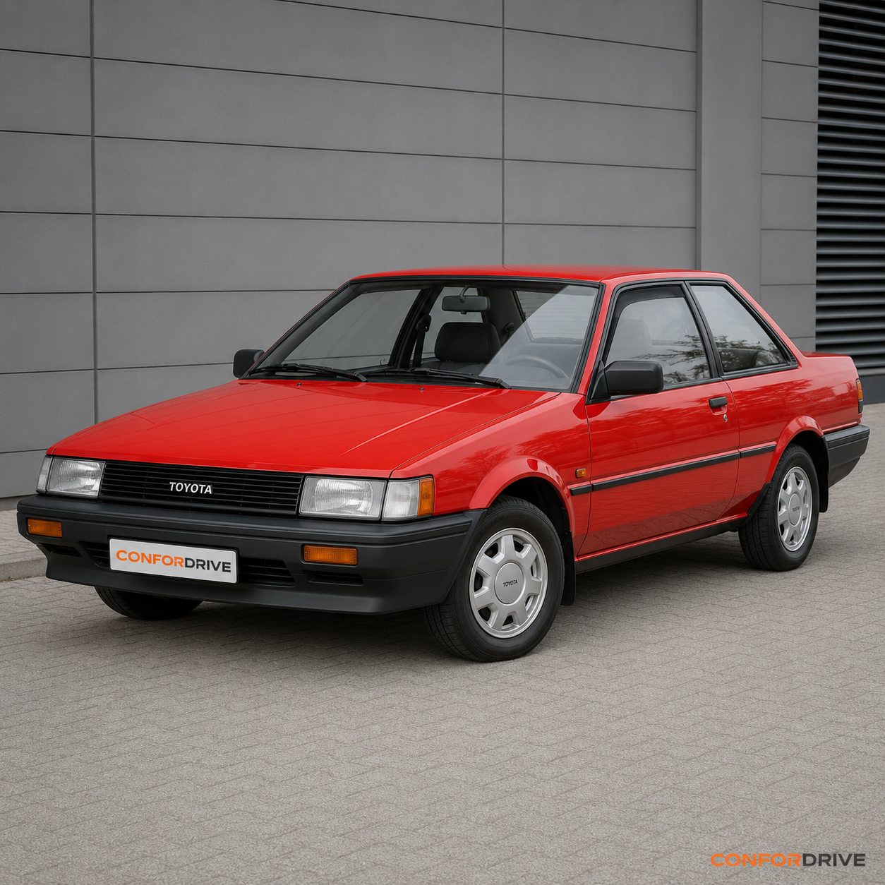 Chuventos CONFORDRIVE para TOYOTA COROLLA (1985-1987) para versão de 2 portas, portas da frente
