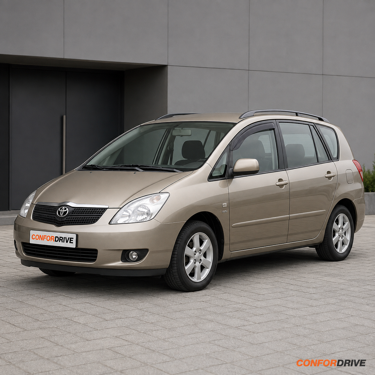 Deflectores de viento TOYOTA COROLLA VERSO (2002-2004) para versión de 5 puertas