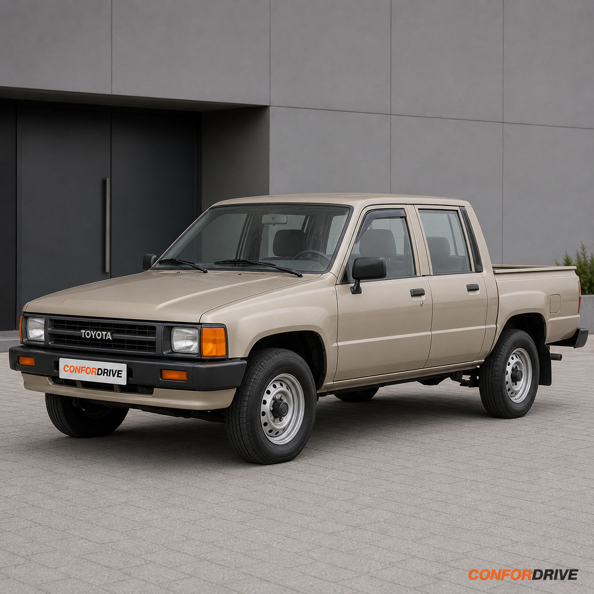 Deflectores de viento TOYOTA HILUX IV DUBLE CAB (1984-1989) para versión de 4 puertas
