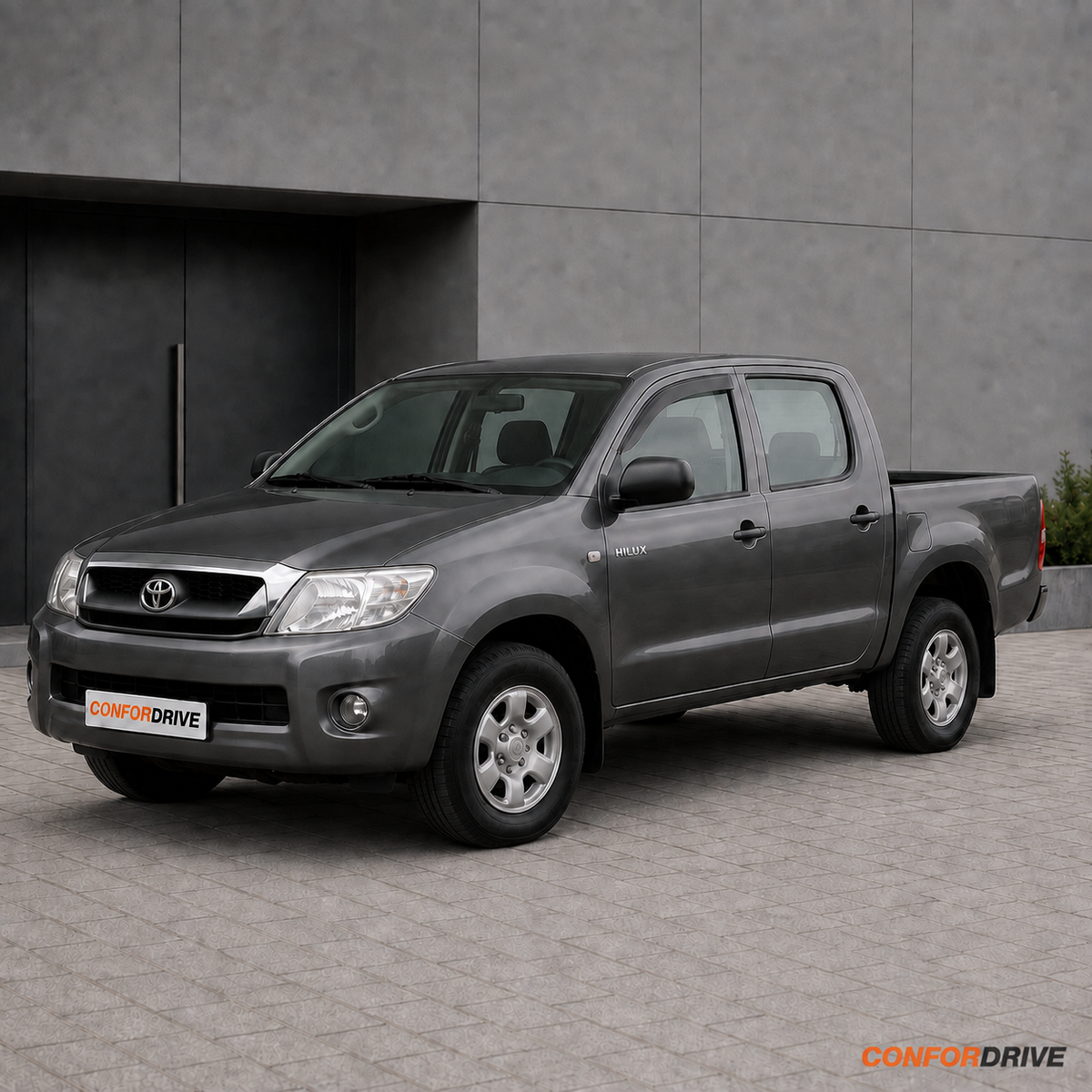 Deflectores de viento TOYOTA HILUX VII DUBLE CAB (2005-2015) para versión de 4 puertas