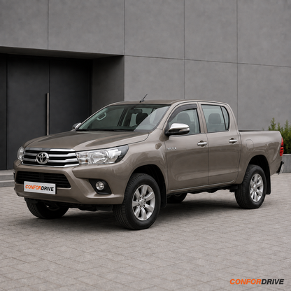 Chuventos Toyota Hilux VIII Double Cab desde 2016, aplicados apenas nos vidros dianteiros