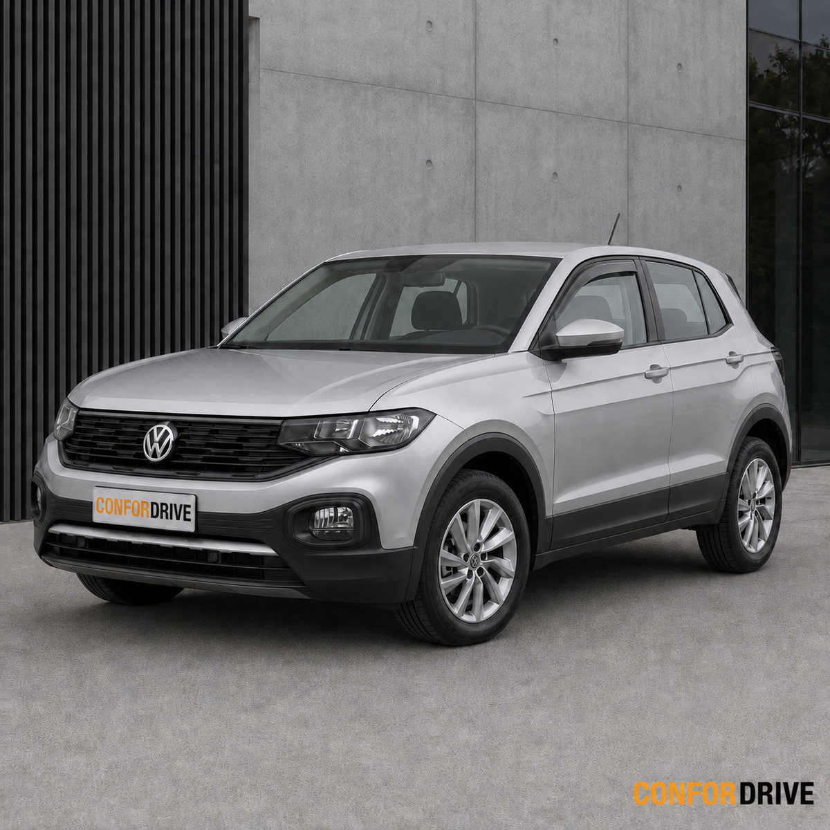 Deflectores de viento VOLKSWAGEN T-CROSS (2018 >) para versión de 5 puertas