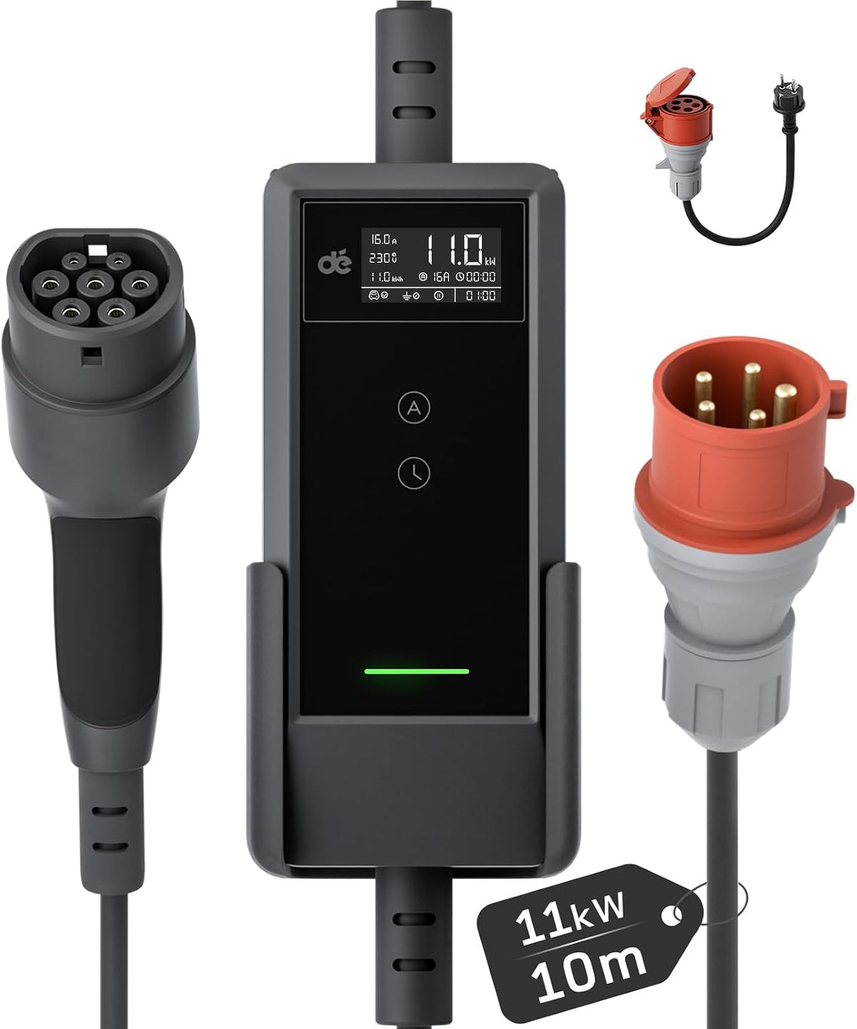 dé Tipo 2, 11 kW, cabo de 10 m; referência B0DSVVR67D