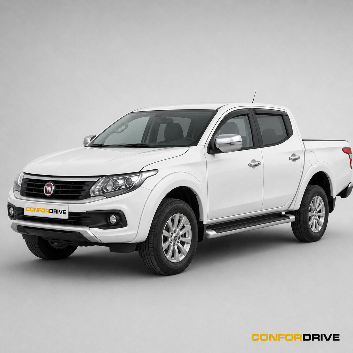 Deflectores de viento FIAT FULLBACK CabDupla (2015 >) para versión de 4 puertas
