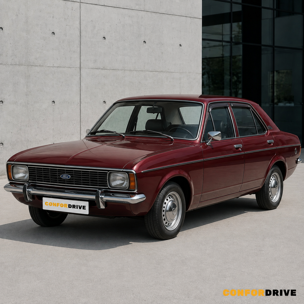 Deflectores de viento FORD CONSUL Sedan (1972 >) para versión de 4 puertas