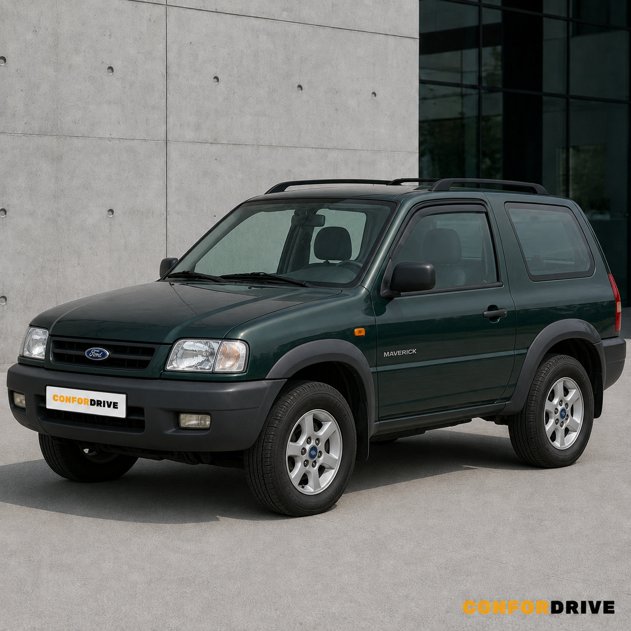 Ford Maverick 1993-2000, 3 portas com chuventos dianteiros CONFORDRIVE