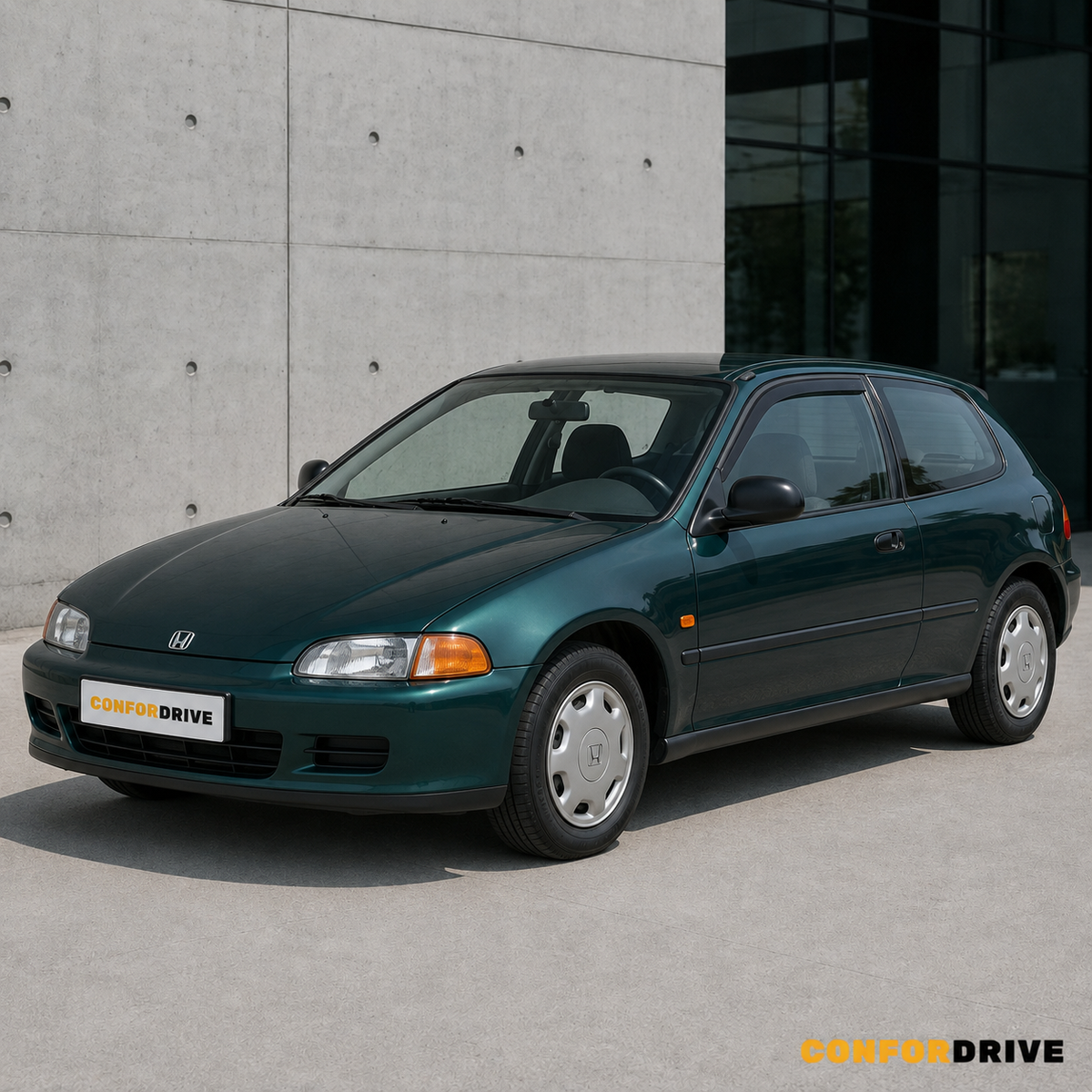 Deflectores de viento HONDA CIVIC (1992-1995) para versiones de 2 y 3 puertas