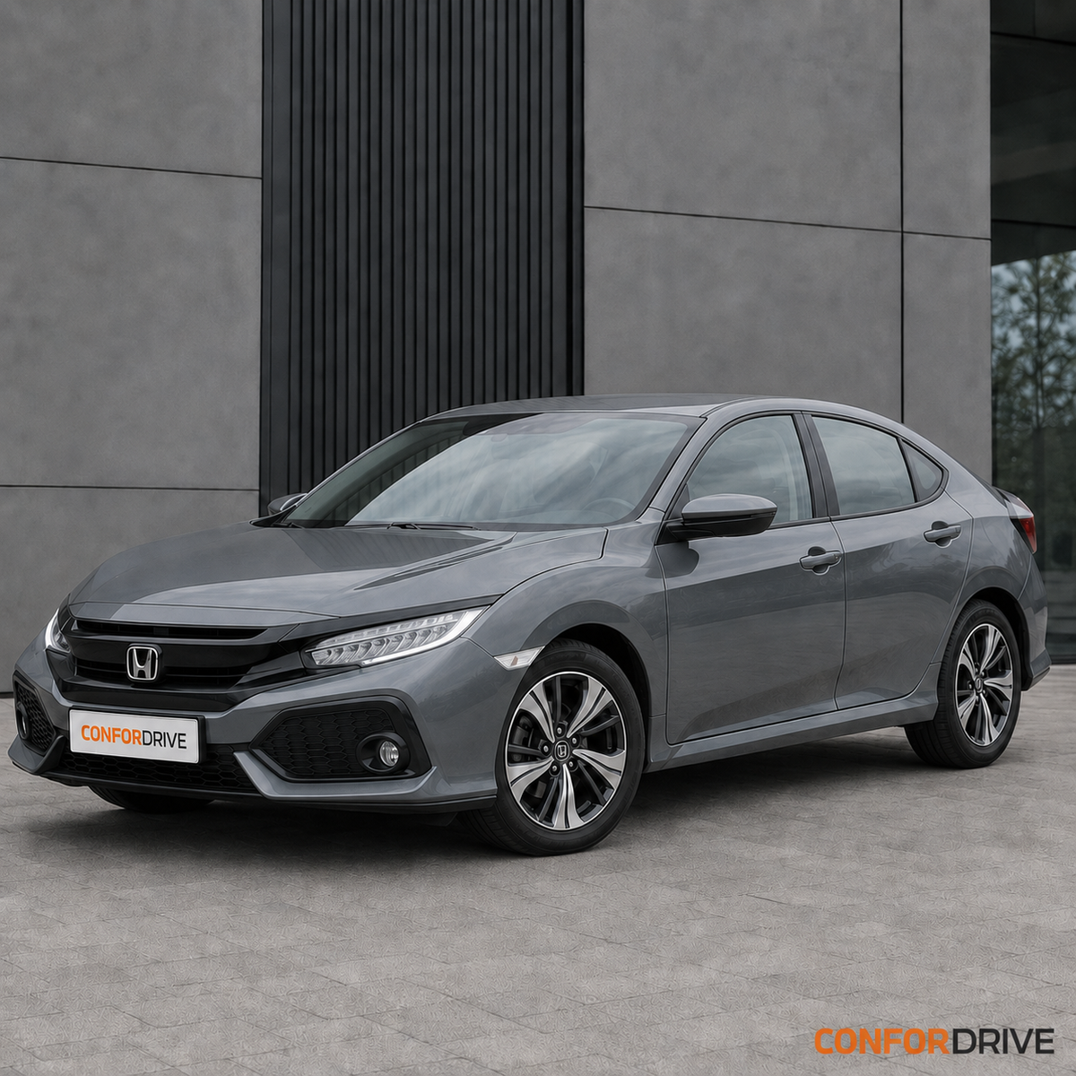 Deflectores de viento HONDA CIVIC Fastback (2017-2021) para versión de 5 puertas