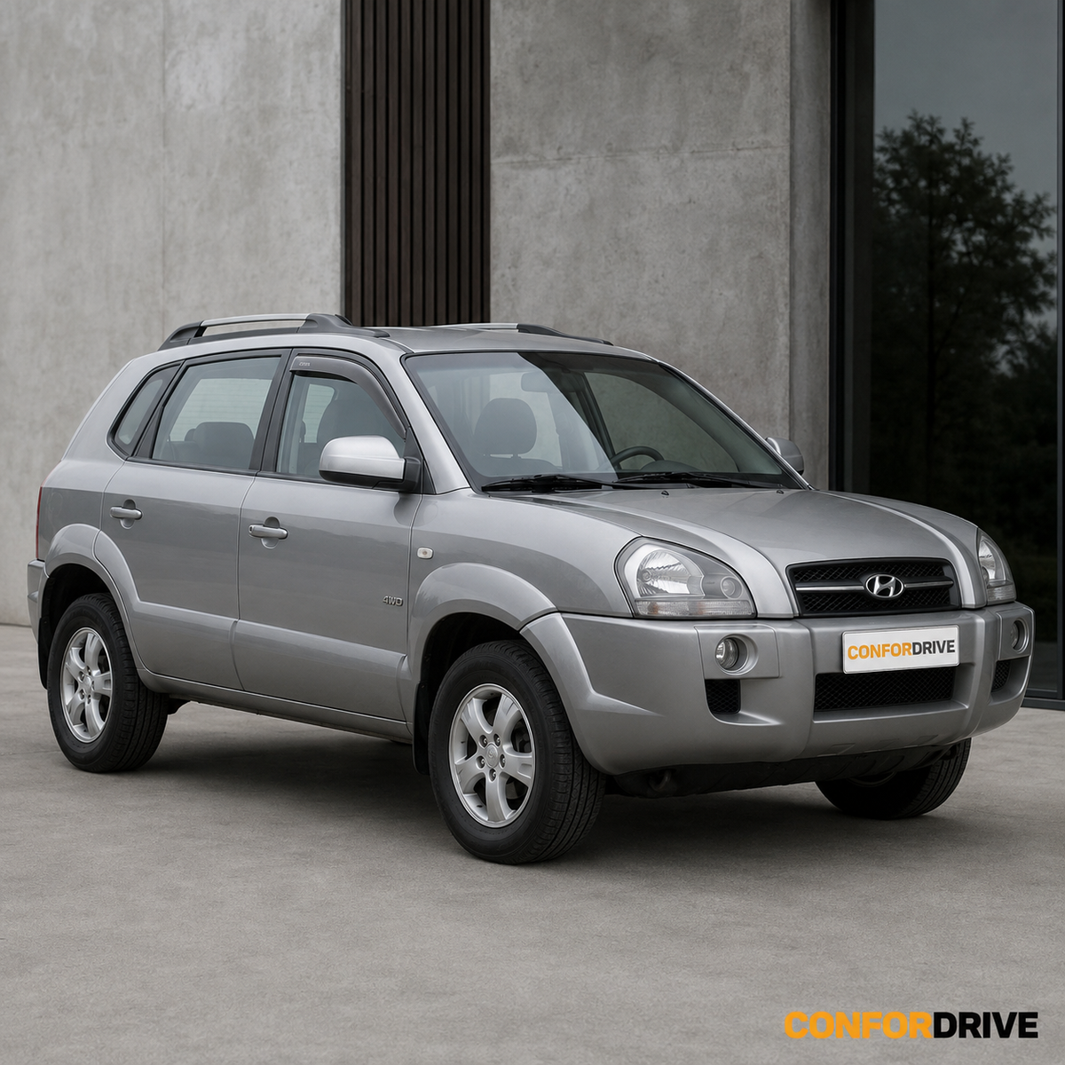 Deflectores de viento HYUNDAI TUCSON (2004-2010) para versión de 5 puertas
