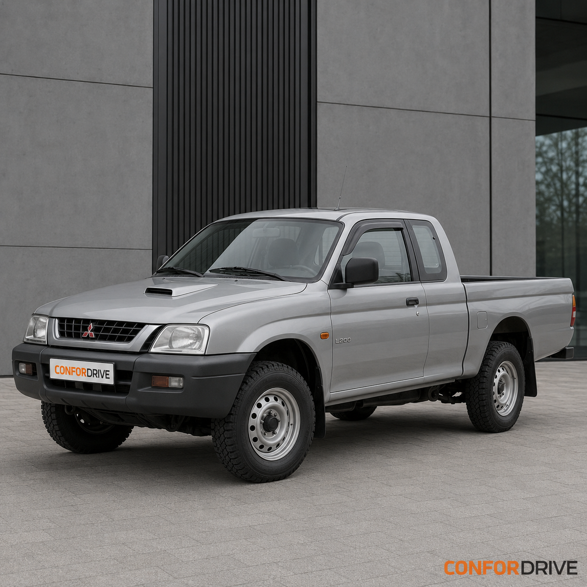 Deflectores de viento MITSUBISHI L 200 Club Cab (1996-2005) para versión de 2 puertas