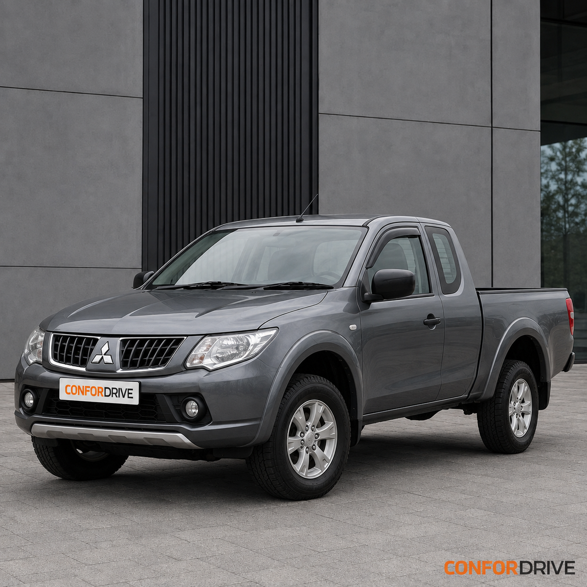 Deflectores de viento MITSUBISHI L 200 Club Cab (2006-2015) para versión de 2 puertas