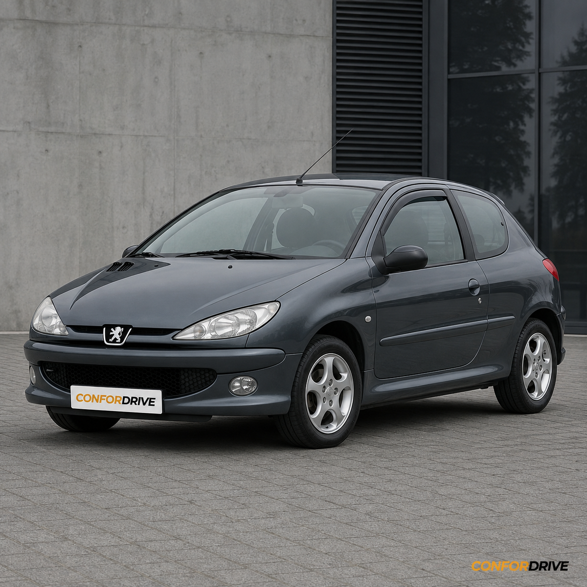 Deflectores de viento PEUGEOT 206 (1998-2007) para versión de 3 puertas