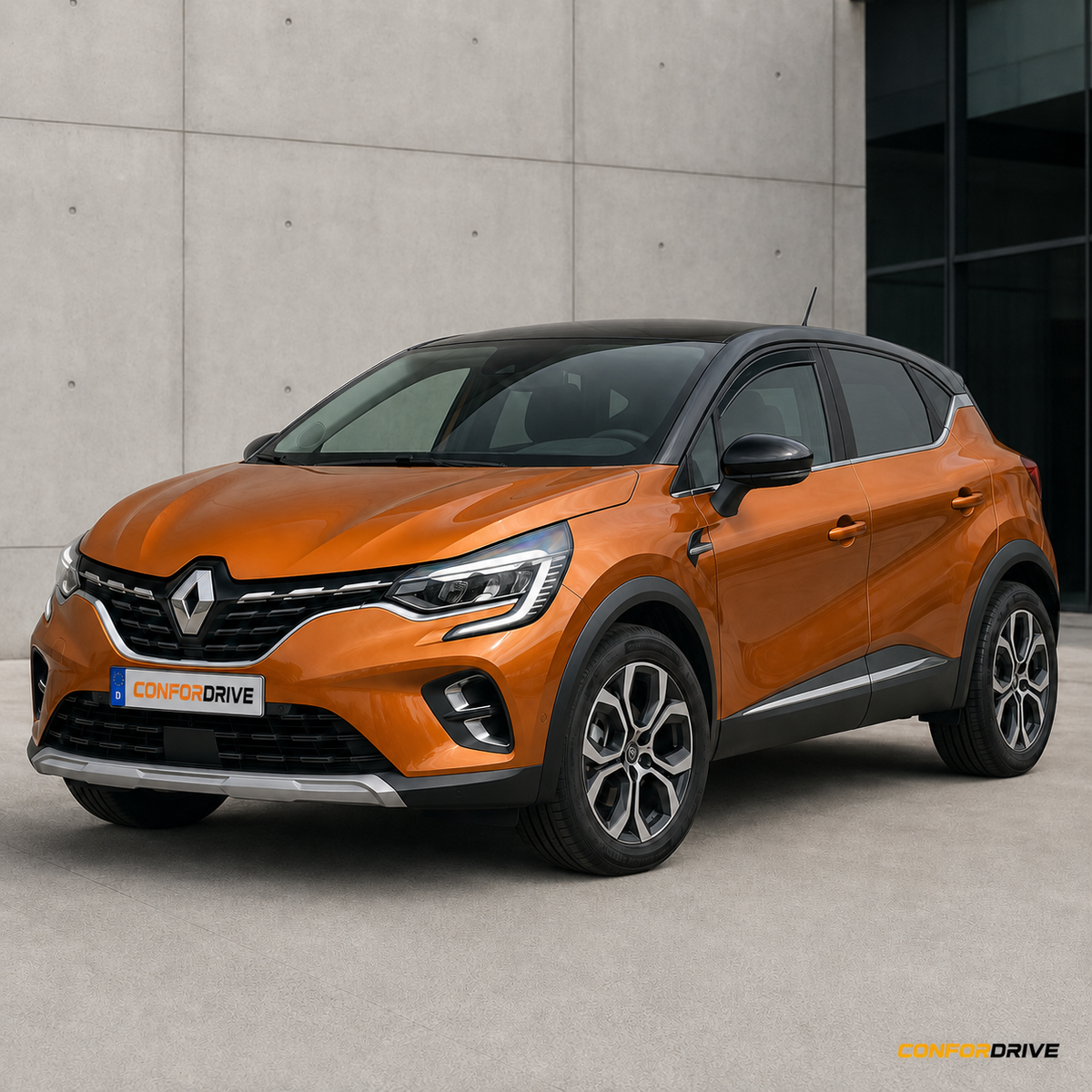 Deflectores de viento RENAULT CAPTUR II (2019 >) para versión de 5 puertas