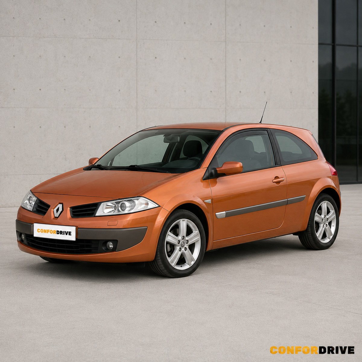 Deflectores de viento RENAULT MEGANE II (2002-2008) para versión de 3 puertas