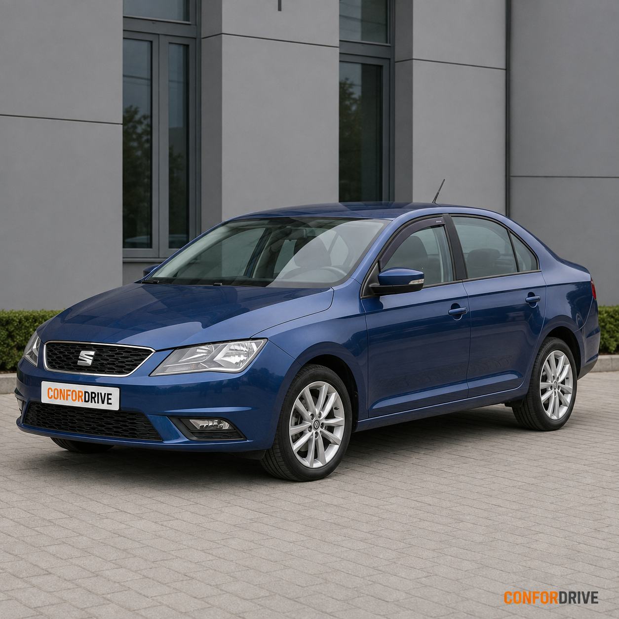 SEAT Toledo Mk4 2012-2019 com chuventos interiores nas portas da frente CONFORDRIVE
