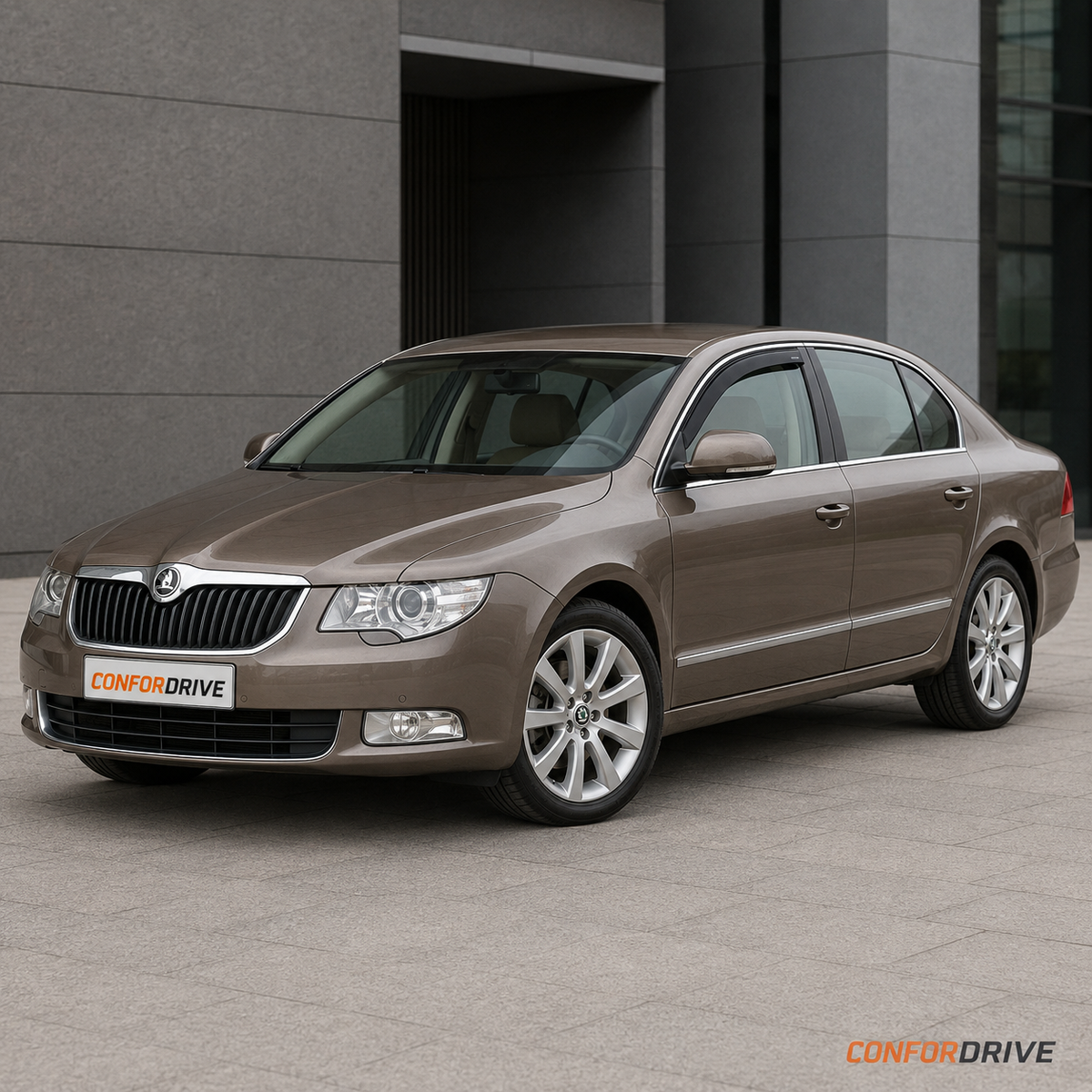 Deflectores de viento SKODA SUPERB II (2008-2015) para versiones de 4 y 5 puertas