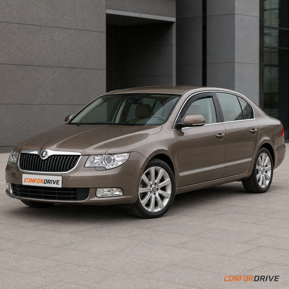 Deflectores de viento SKODA SUPERB II (2008-2015) para versiones de 4 y 5 puertas