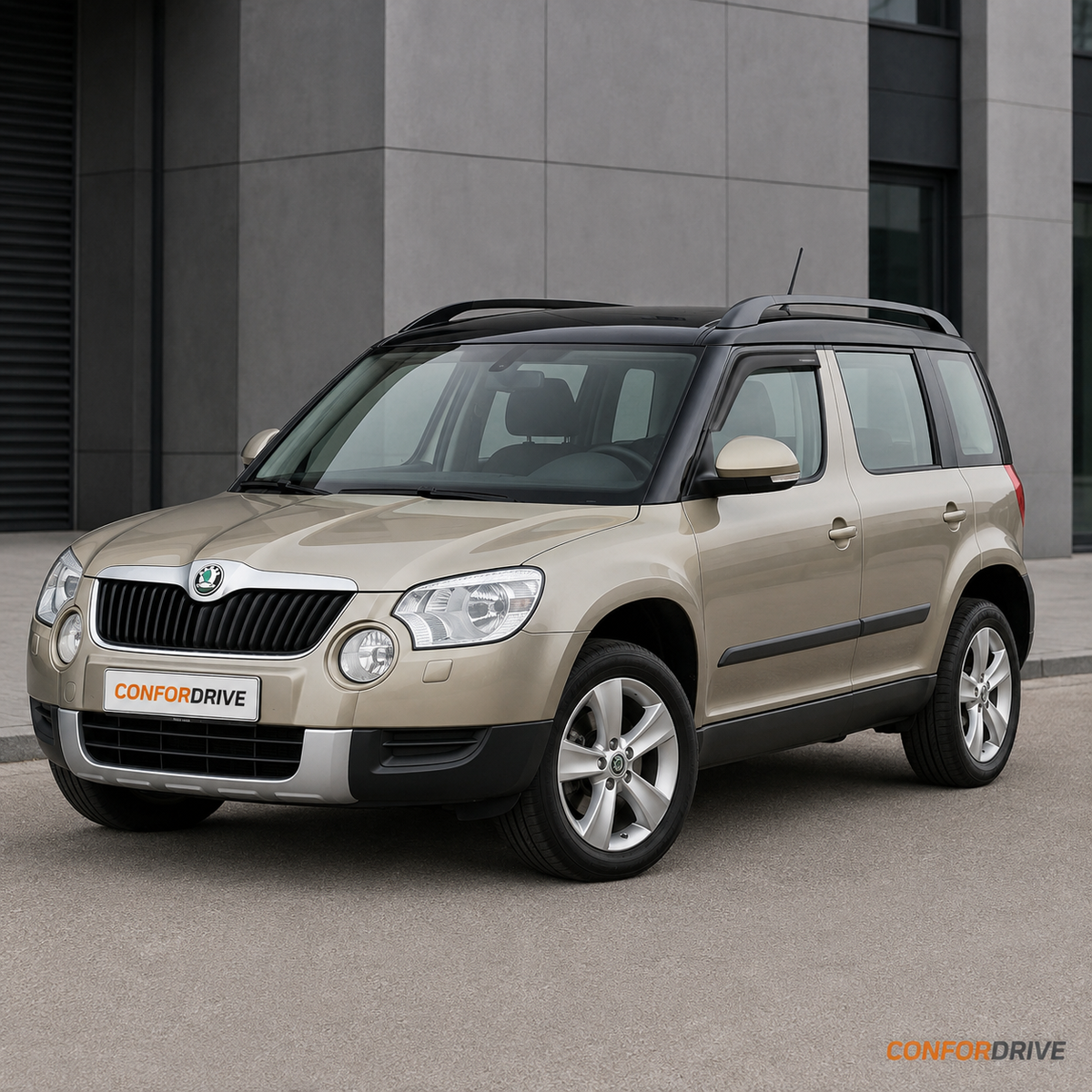 Deflectores de viento SKODA YETI (2009-2017) para versión de 5 puertas