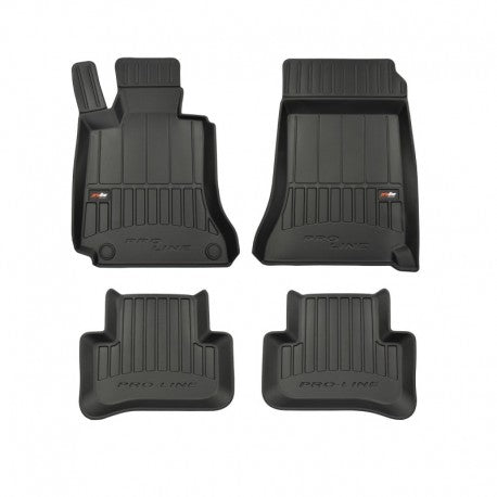 Tapetes de borracha 3D Mercedes-Benz Classe C W204 Limousine 2007–2014
