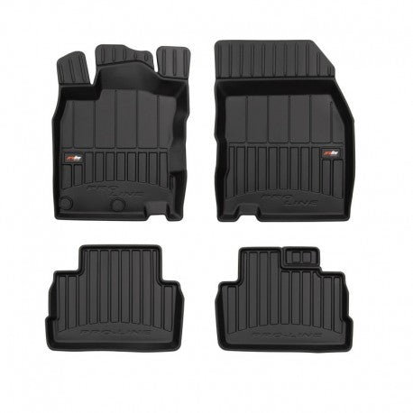 Alfombrillas de goma 3D Nissan Qashqai 2017–2021