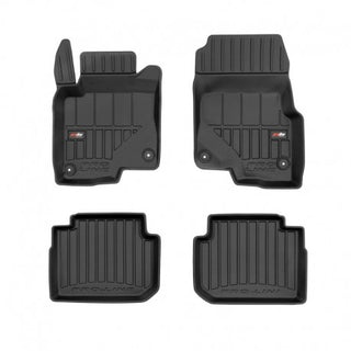 Alfombrillas de goma 3D Smart Forfour W454 4 bancos 2004–2006 — Premium 3D