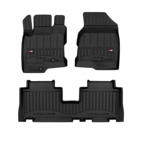 Tapetes de borracha 3D Chevrolet Captiva 5 bancos 2006–2011