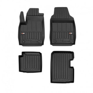 Alfombrillas de goma 3D Fiat 500 Híbrido 2020–2025 — Premium 3D
