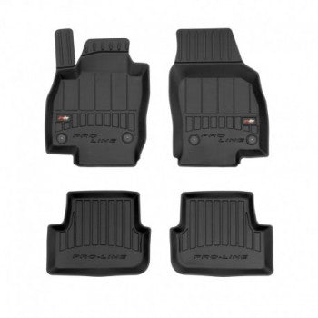 Tapetes de borracha Premium 3D Volkswagen Scirocco 2008–2012