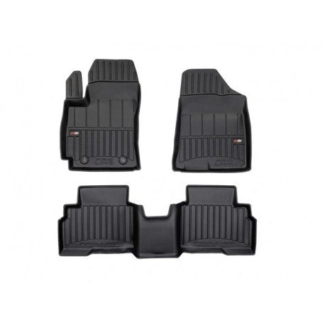 Tapetes de borracha 3D Hyundai Kona Gasolina/Diesel/Mild Hybrid 48V 2023–atualidade