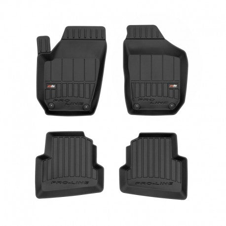 Tapetes de borracha Premium 3D Volkswagen Polo IV 2001–2009