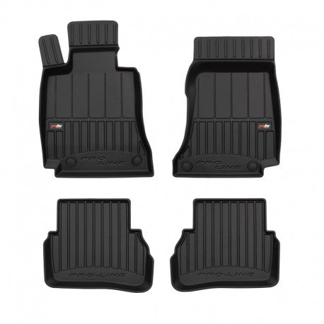 Tapetes de borracha 3D Mercedes-Benz Classe C W205 Limousine 2014–2020